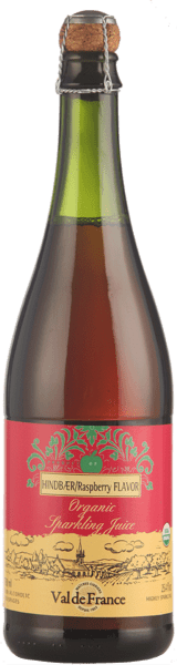 Cider Hindbær u/alkohol Økologisk - Val de France 75 cl.