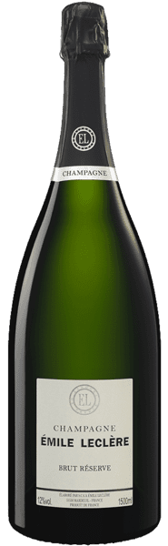 Emile Leclere Champagne Reserve Brut - Magnum 150 cl  - Køgevin.dk